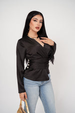 Blusa Satín Envelope por mayoreo — ZAIVA (vista 7)