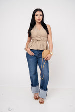 Blusa Peplum Sin Mangas | ZAIVA