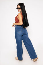 PANTALON HOLGADO MEZCLILLA STRETCH / ZM6119
