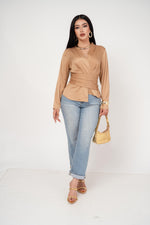 Blusa Satín Envelope por mayoreo — ZAIVA (vista 6)