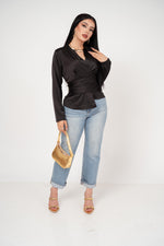 Blusa Satín Envelope por mayoreo — ZAIVA (vista 8)