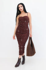 Vestido Middi De Mesh | ZAIVA