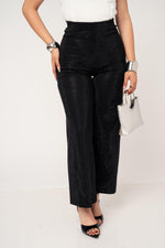Pantalon De Vestir Stretch Con Aplicacion De Brillos | ZAIVA