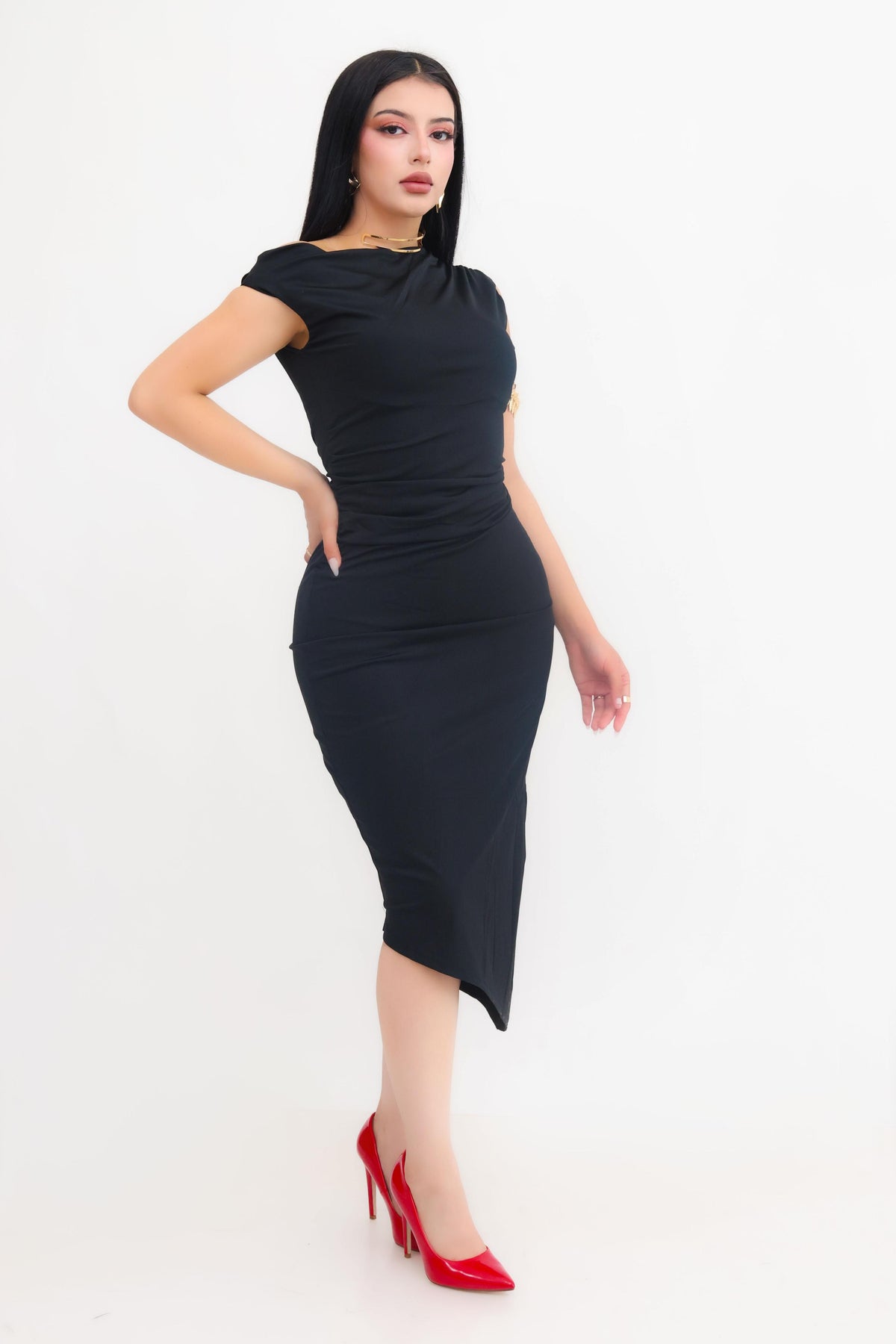 Vestido Bodycon Hombro Asimetrico | ZAIVA