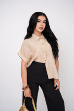 CAMISERA OVER CUFFED SLEEVE/ DA6234
