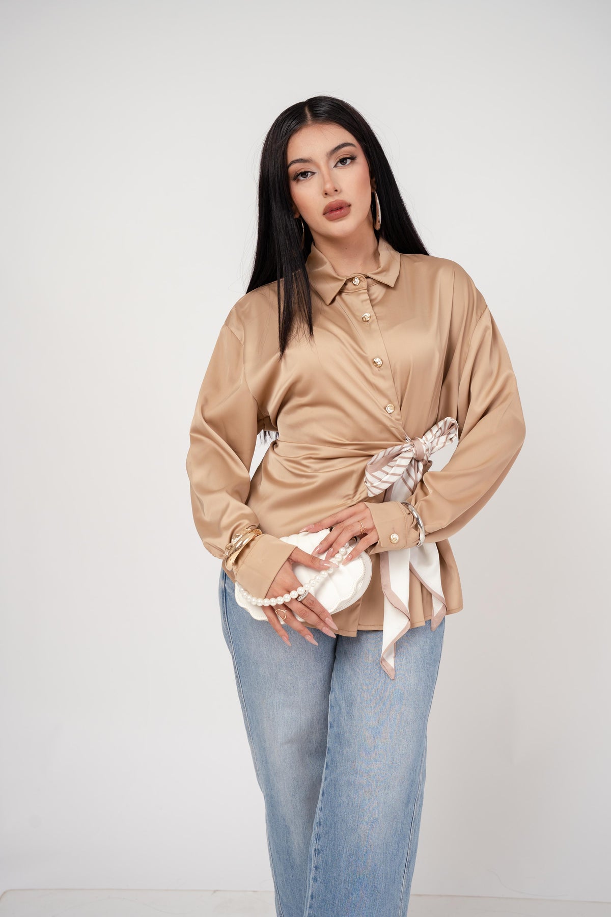 CAMISERA AVAN-GARDE SATÍN / DA6324