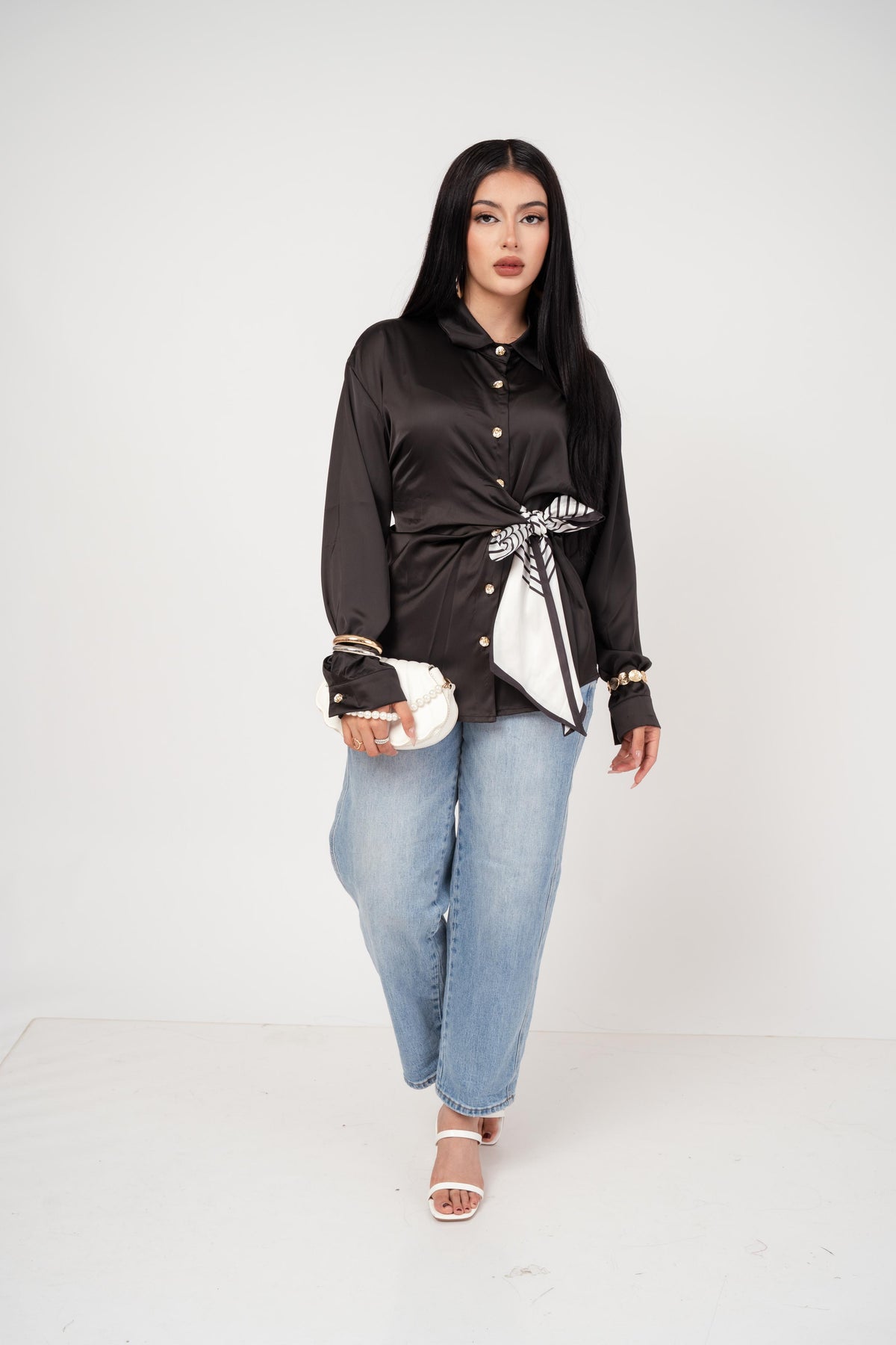 CAMISERA AVAN-GARDE SATÍN / DA6324