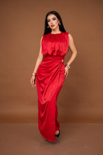 VESTIDO COLUMNA DRAPEADO / DA6369