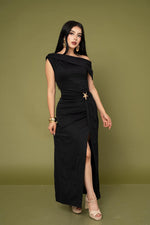 MAXI VESTIDO SIDE SLIT/ DA6376
