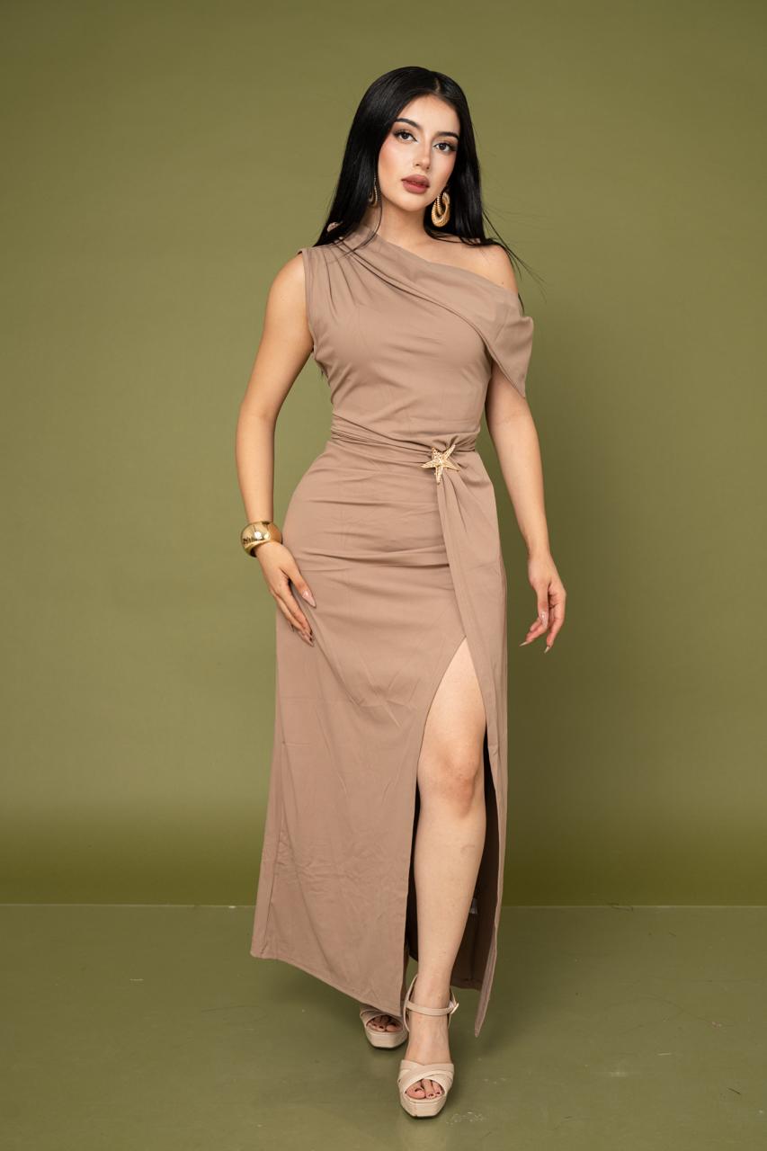 MAXI VESTIDO SIDE SLIT/ DA6376
