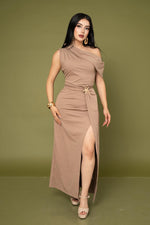 MAXI VESTIDO SIDE SLIT/ DA6376