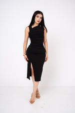 VESTIDO MIDI SLIT / DA6388