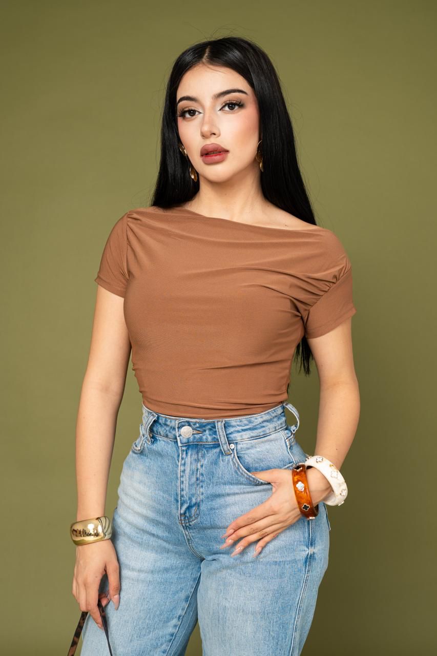 Blusa Escote Barco por mayoreo — ZAIVA (vista 3)