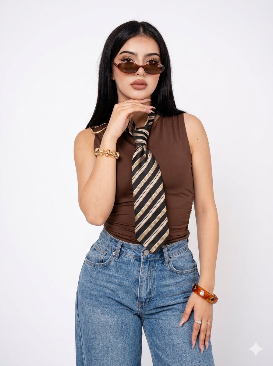 Top Fitted con Hebilla por mayoreo — ZAIVA (vista 3)