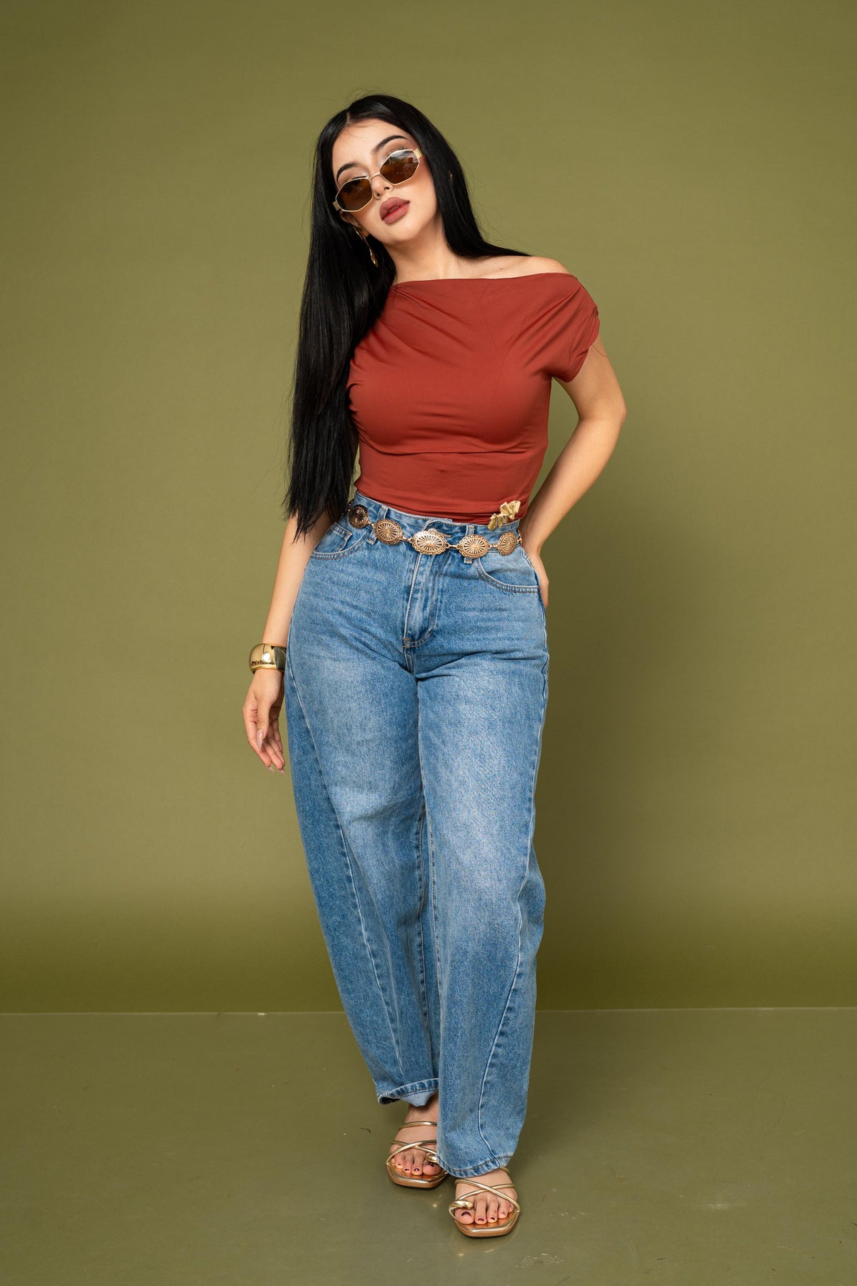 Top Asimetric Shoulder por mayoreo — ZAIVA (vista 4)