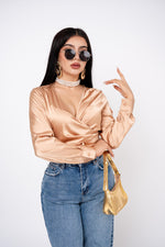 Blusa Wraped V por mayoreo — ZAIVA (vista 9)