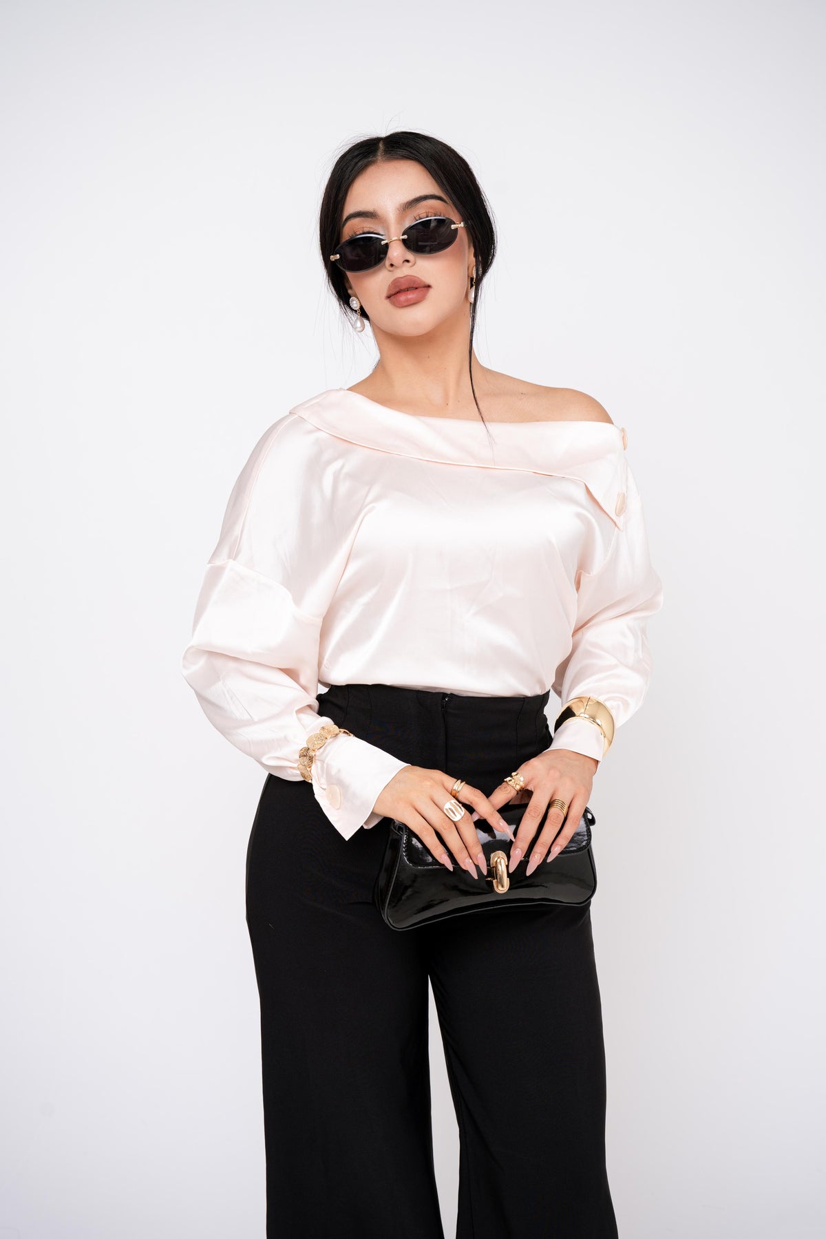 Blusa Satin Off Shoulder por mayoreo — ZAIVA (vista 11)