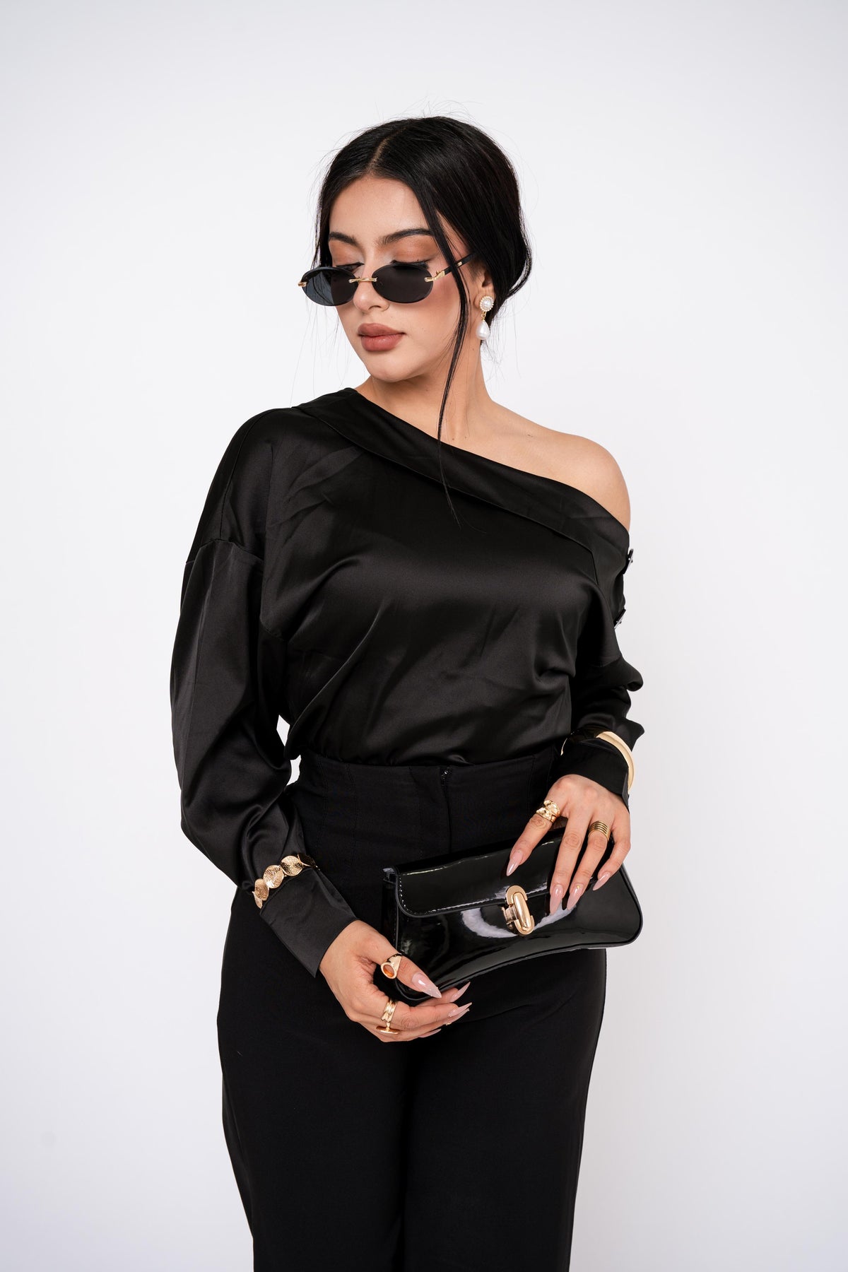 Blusa Satin Off Shoulder por mayoreo — ZAIVA (vista 12)