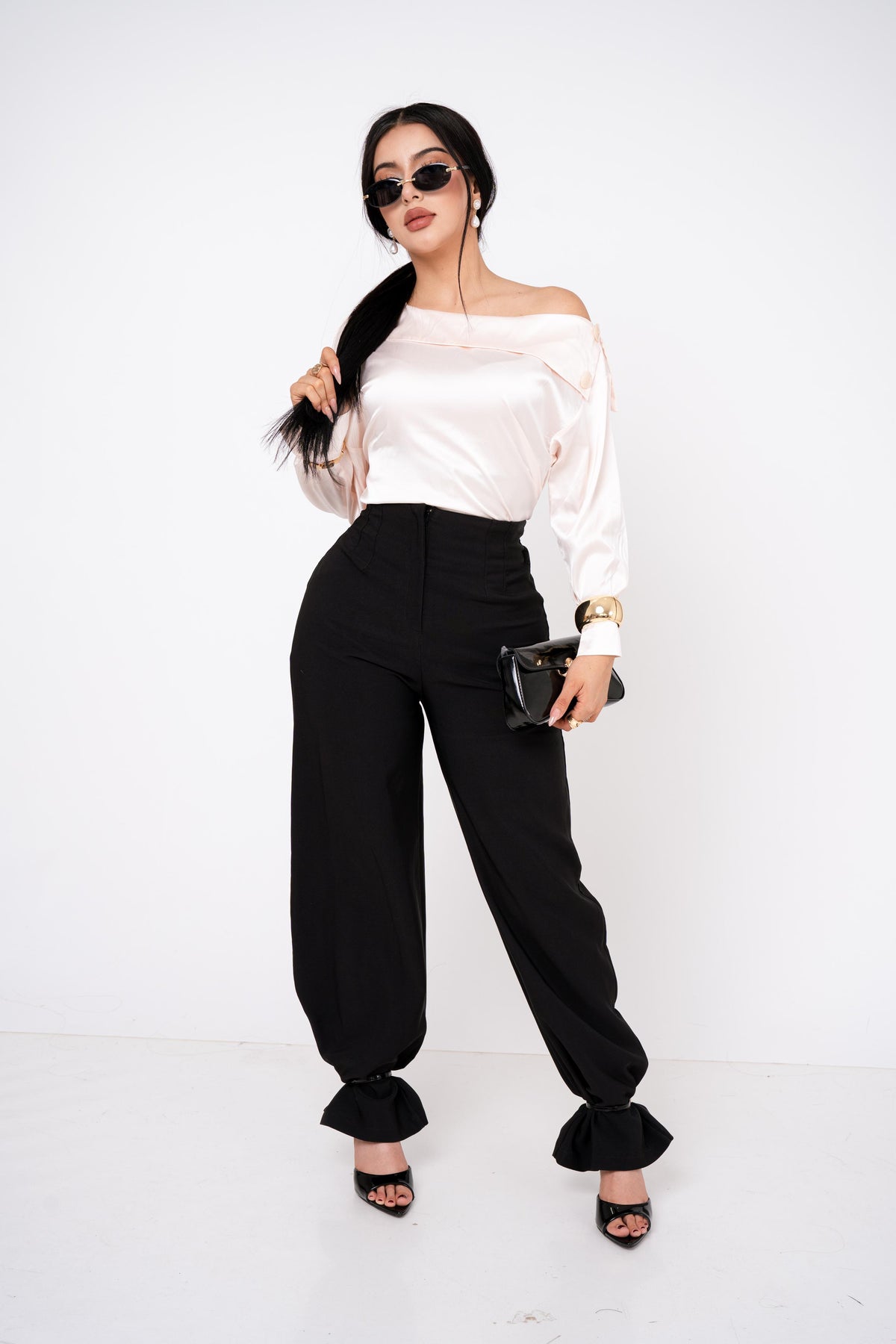 Blusa Satin Off Shoulder por mayoreo — ZAIVA (vista 10)