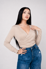 Pantiblusa Vneck Crossed por mayoreo — ZAIVA (vista 9)