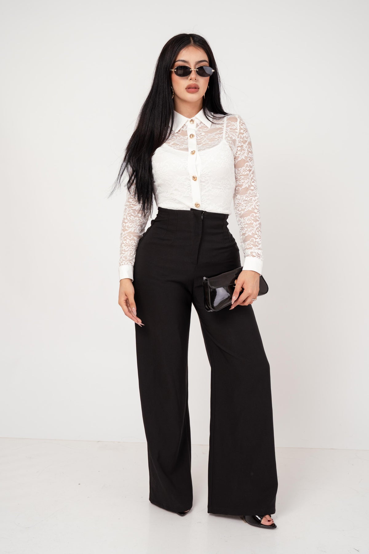 Blusa Romantica Encaje por mayoreo — ZAIVA (vista 7)