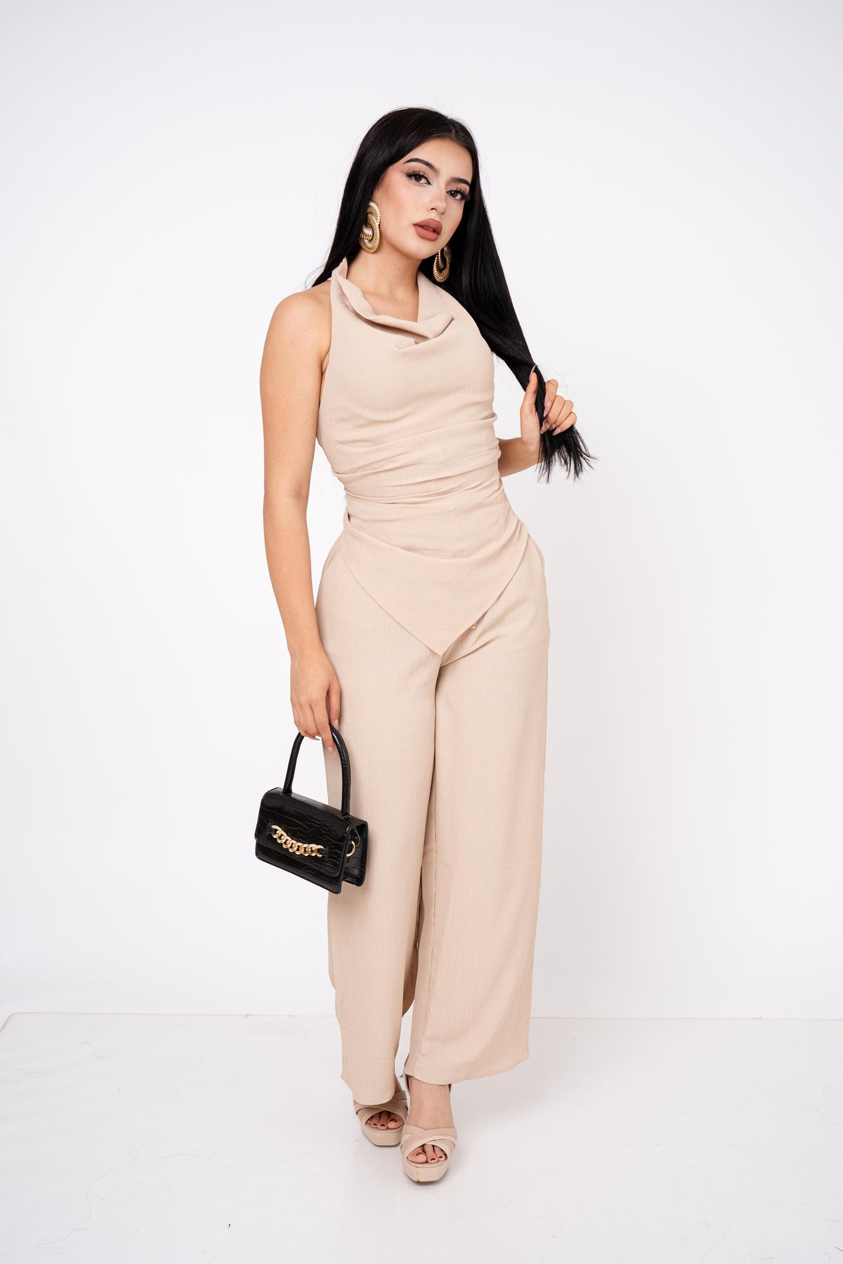 CONJUNTO ELEGANTE RIBBED KNIT / ZA6292