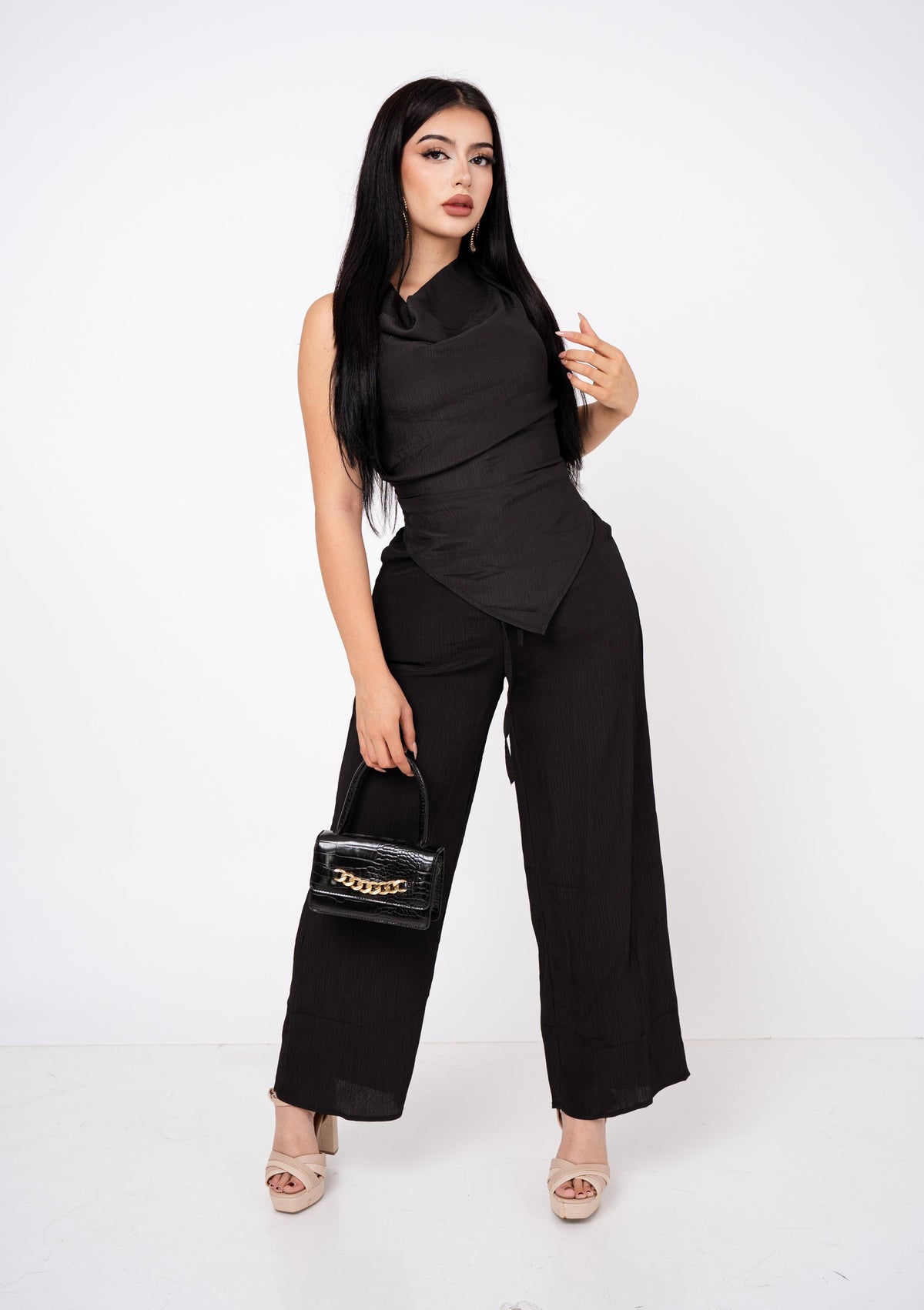 CONJUNTO ELEGANTE RIBBED KNIT / ZA6292