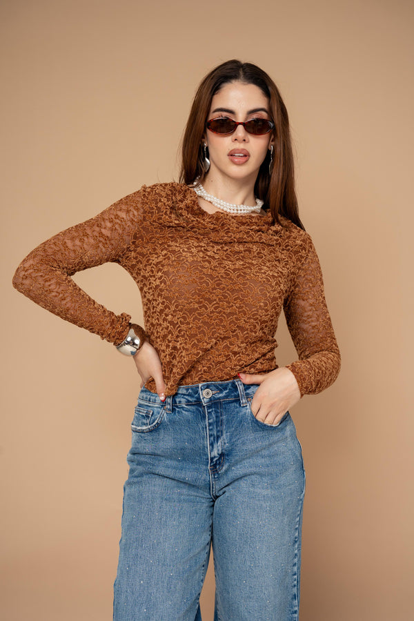 Blusa Crinkle Lace · foto 1