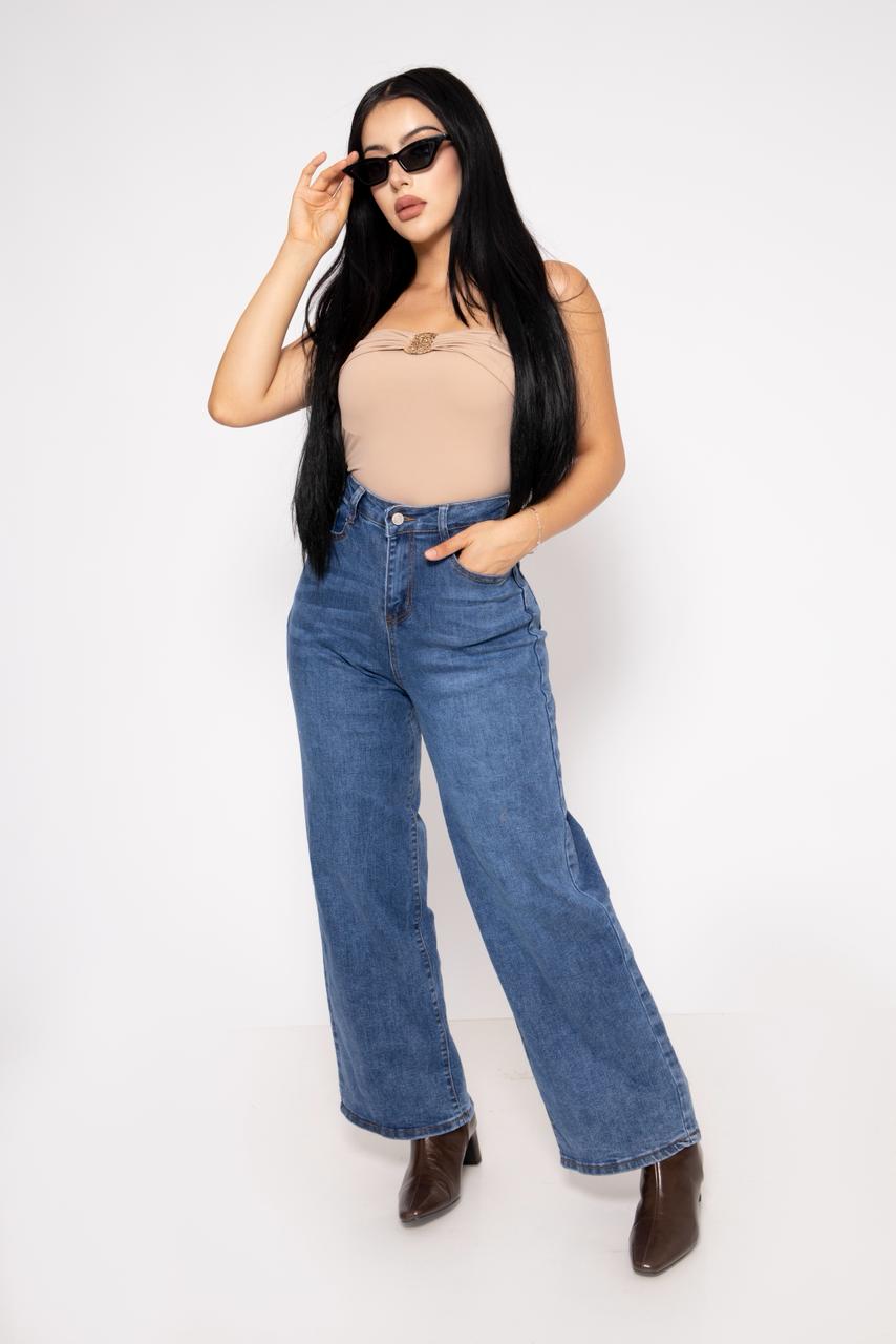 Pantalon Holgado Mezclilla Stretch 6122 | ZAIVA