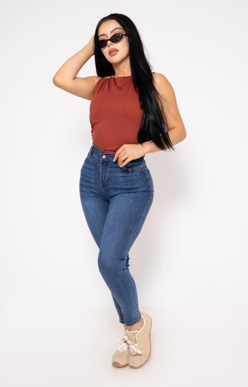 Pantalon Skinny Mezclilla Stretch | ZAIVA