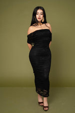 Maxi Vestido Bodycon Encaje por mayoreo — ZAIVA (vista 3)