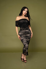 Maxi Vestido Bodycon Encaje por mayoreo — ZAIVA (vista 2)