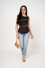 Blusa Satín Cowl Neck por mayoreo — ZAIVA (vista 6)