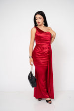 Vestido Graduación Stretch color Rojo | ZAIVA
