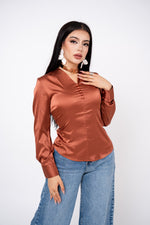 Blusa Clasica Satin por mayoreo — ZAIVA