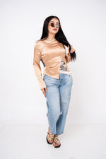 Blusa Asimetric Satín por mayoreo — ZAIVA (vista 9)