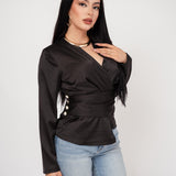 Blusa Satín Envelope por mayoreo — ZAIVA (vista 7)