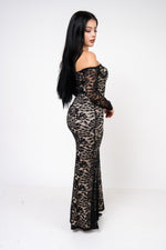 Vestido Formal Encaje Stretch | ZAIVA