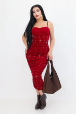 Vestido Middi De Mesh | ZAIVA