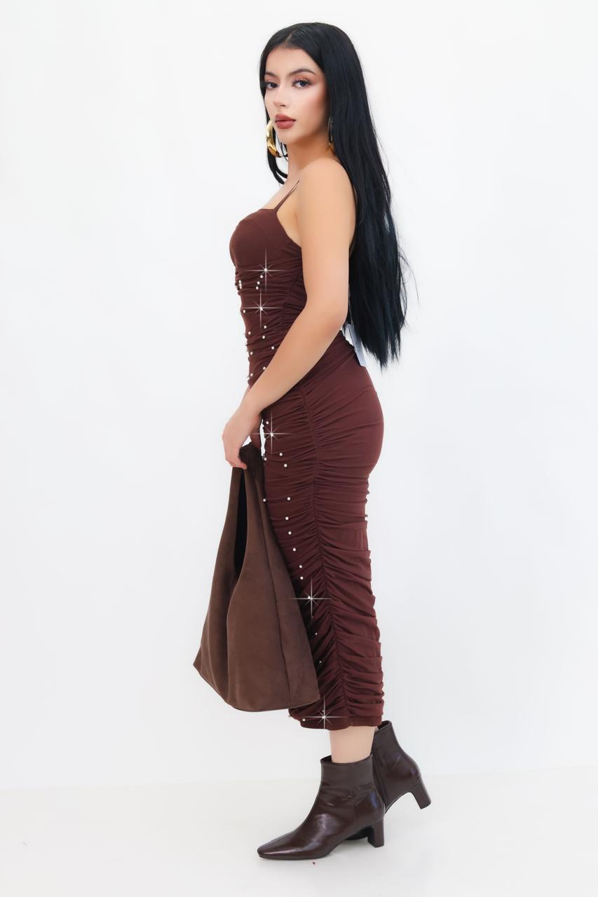 Vestido Middi De Mesh | ZAIVA