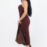 Vestido Middi De Mesh | ZAIVA