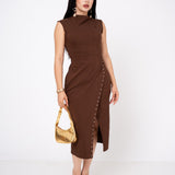 Vestido Midi Wrap por mayoreo — ZAIVA (vista 2)