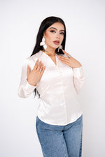 Blusa Clasica Satin por mayoreo — ZAIVA (vista 3)