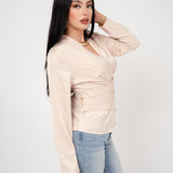 Blusa Satín Envelope por mayoreo — ZAIVA (vista 9)
