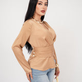 Blusa Satín Envelope por mayoreo — ZAIVA (vista 5)