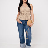 Blusa Peplum Sin Mangas | ZAIVA