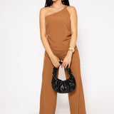 Duo Set Asimetrico color Camel | ZAIVA
