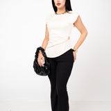 Blusa Elegante Manga Muscle Tee | ZAIVA