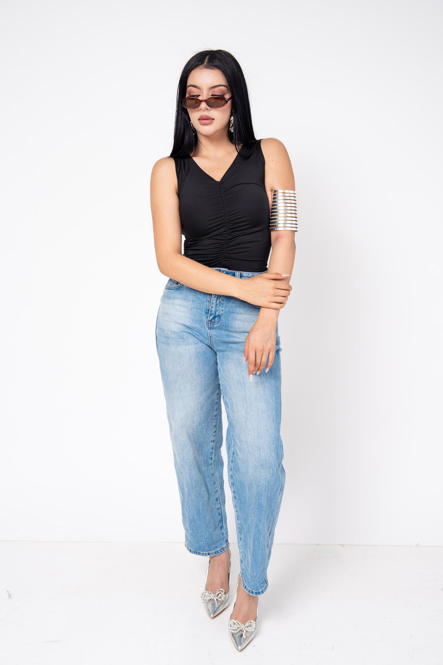 Bodysuit Drapped · foto 2 · Bodysuit Drapeado Stretch | ZAIVA