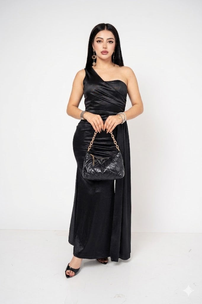 Vestido Graduación Stretch color Negro | ZAIVA